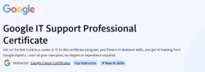 Google IT Support Professional Certificate