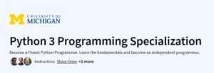 Python 3 Programming Specialization
