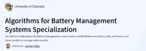 Algorithms for Battery Management Systems Specialization