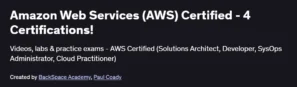 Amazon Web Services (AWS) Certified - 4 Certifications!