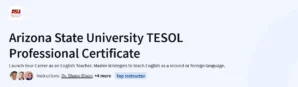 Arizona State University TESOL Professional Certificate