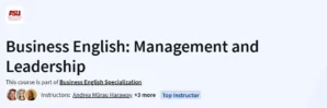 Business English: Management and Leadership