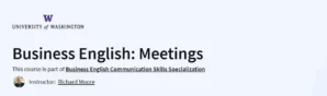 Business English: Meetings