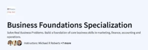 Business Foundations Specialization