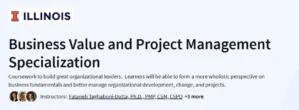 Business Value and Project Management Specialization