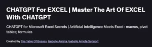 CHATGPT For EXCEL | Master The Art Of EXCEL With CHATGPT