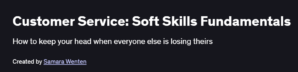 Customer Service: Soft Skills Fundamentals