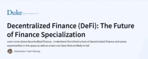 Decentralized Finance (DeFi)