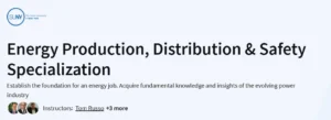 Energy Production, Distribution & Safety Specialization