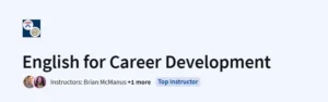 English for Career Development