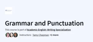 Grammar and Punctuation