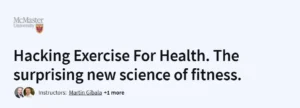 Hacking Exercise For Health. The surprising new science of fitness.