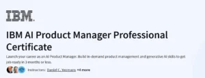IBM AI Product Manager Professional Certificate