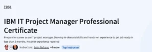 IBM IT Project Manager Professional Certificate