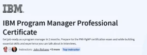 IBM Program Manager Professional Certificate