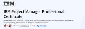 IBM Project Manager Professional Certificate
