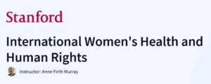 International Women’s Health and Human Rights