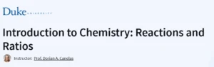 Introduction to Chemistry: Reactions and Ratios