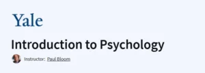 Introduction to Psychology