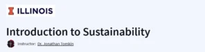 Introduction to Sustainability