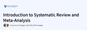 Introduction to Systematic Review and Meta-Analysis