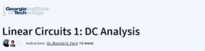 Linear Circuits 1: DC Analysis
