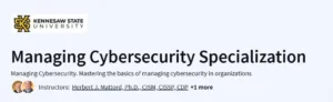 Managing Cybersecurity Specialization