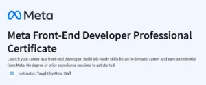 Meta Front-End Developer Professional Certificate