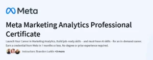 Meta Marketing Analytics Professional Certificate