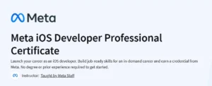 Meta iOS Developer Professional Certificate