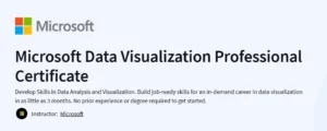 Microsoft Data Visualization Professional Certificate