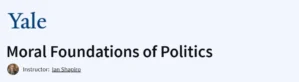 Moral Foundations of Politics