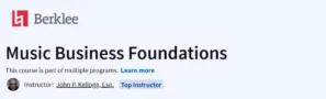 Music Business Foundations