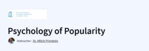 Psychology of Popularity