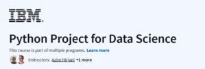 Python Project for Data Science By IBM