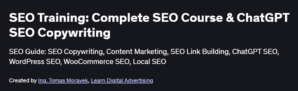 SEO Training: Complete SEO Course & ChatGPT SEO Copywriting