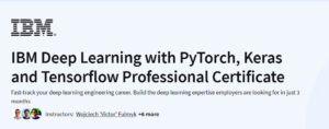 IBM Deep Learning with PyTorch, Keras and Tensorflow Professional Certificate