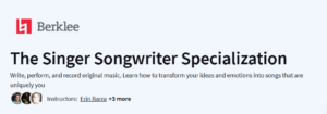 The Singer Songwriter Specialization Course