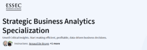 Strategic Business Analytics Specialization