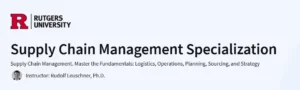Supply Chain Management Specialization