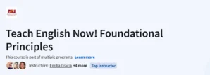 Teach English Now! Foundational Principles