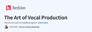 The Art of Vocal Production