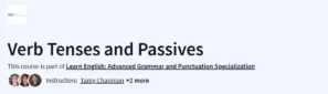 Verb Tenses and Passives