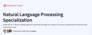 Natural Language Processing Specialization