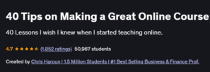 40 Tips on Making a Great Online Course