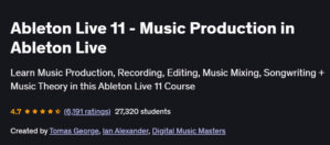 Ableton Live 11 - Music Production in Ableton Live