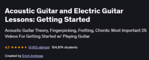 Acoustic Guitar and Electric Guitar Lessons: Getting Started