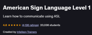 American Sign Language Level 1