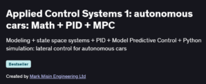 Applied Control Systems 1: autonomous cars: Math + PID + MPC