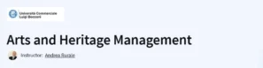Arts and Heritage Management